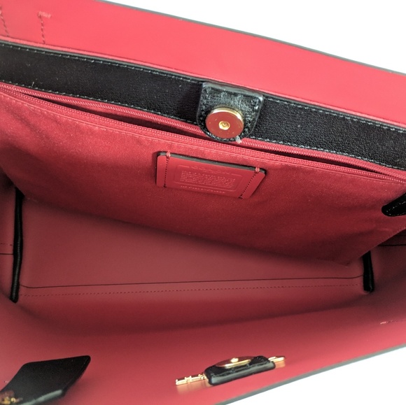 Coach F31535 Black Leather Tote - Picture 6 of 6